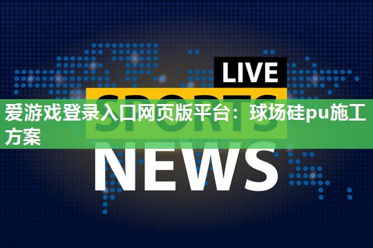 爱游戏登录入口网页版平台：球场硅pu施工方案