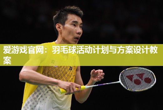 羽毛球活动计划与方案设计教案