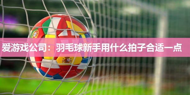 羽毛球新手用什么拍子合适一点